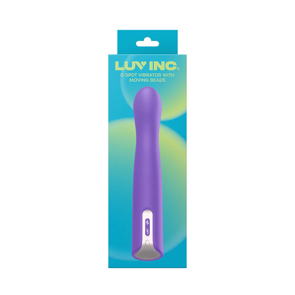 Luv Inc Gb63: G-Spot Vibrator With Moving Beads Purple - Image 5