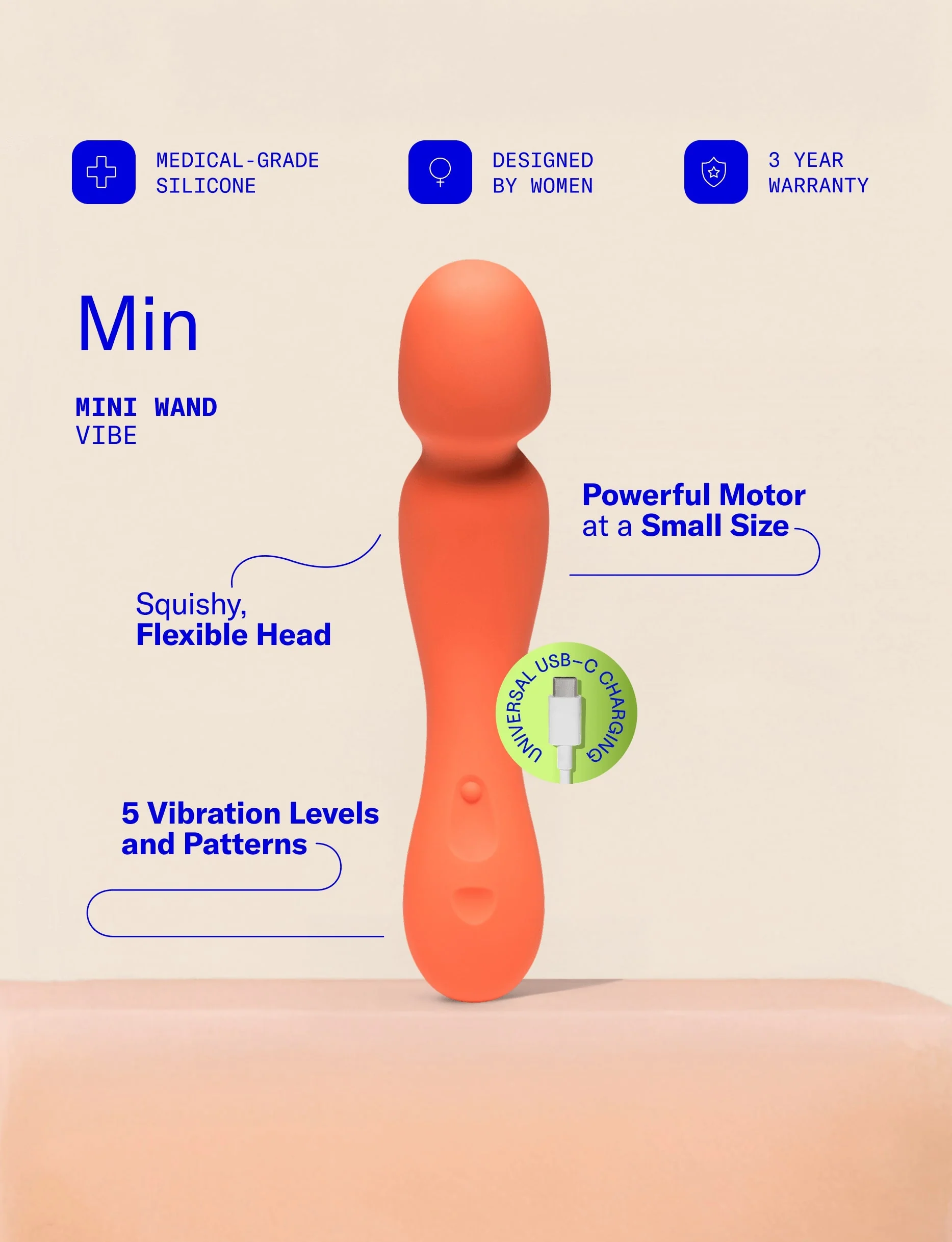 Min Mini Wand Vibrator - Image 8